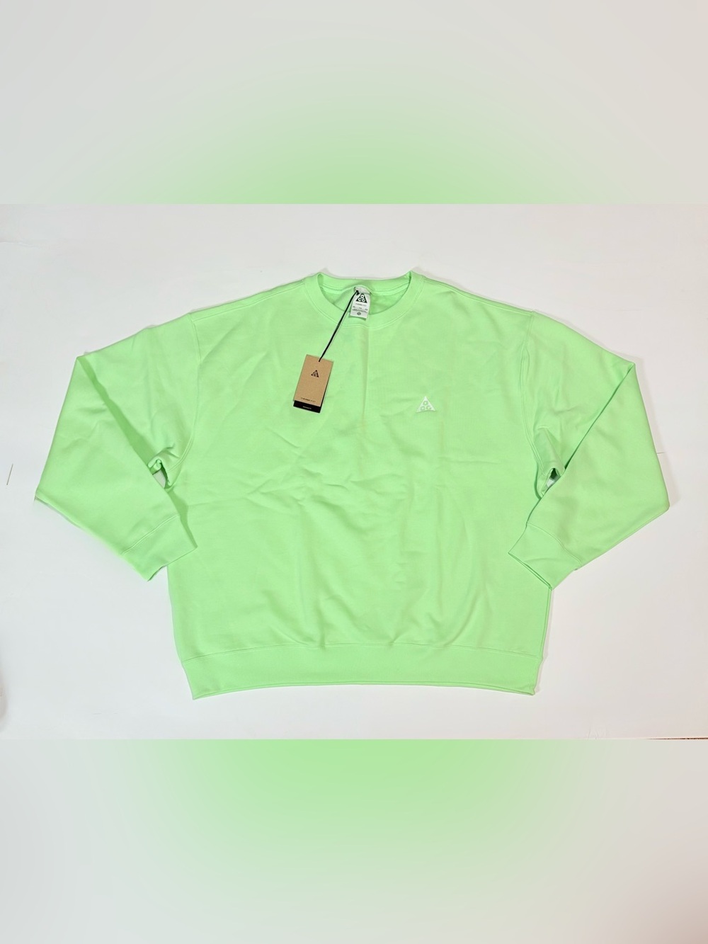 Nike ACG Neon Green Crewneck Sweatshirt